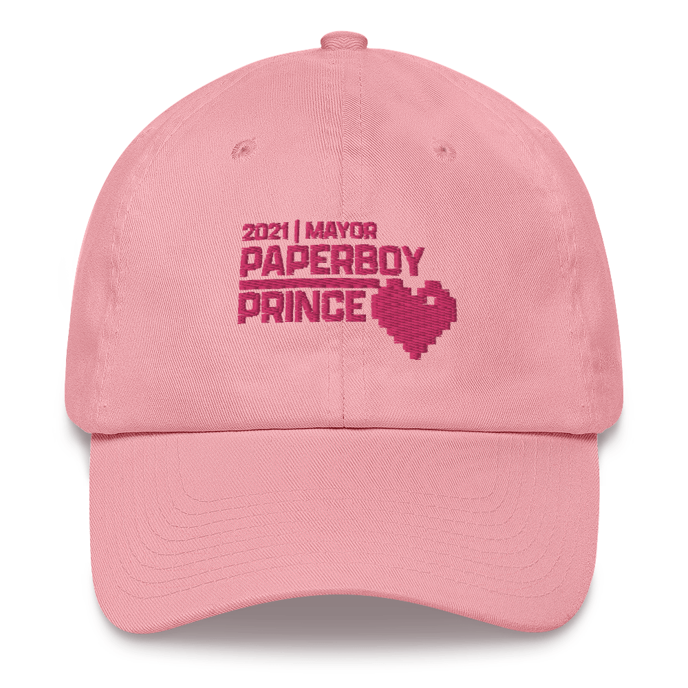 Paperboy Prince for Mayor Dad Hat