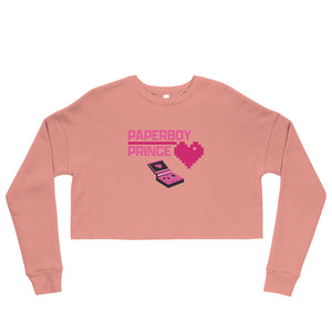 Papergirl gameboy Crop Sweatshirt